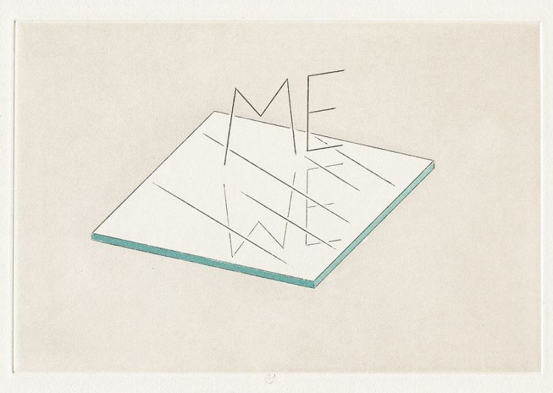 WE - ME / Dix. Muhammad Ali, 2007 © Succession Markus Raetz / ProLitteris