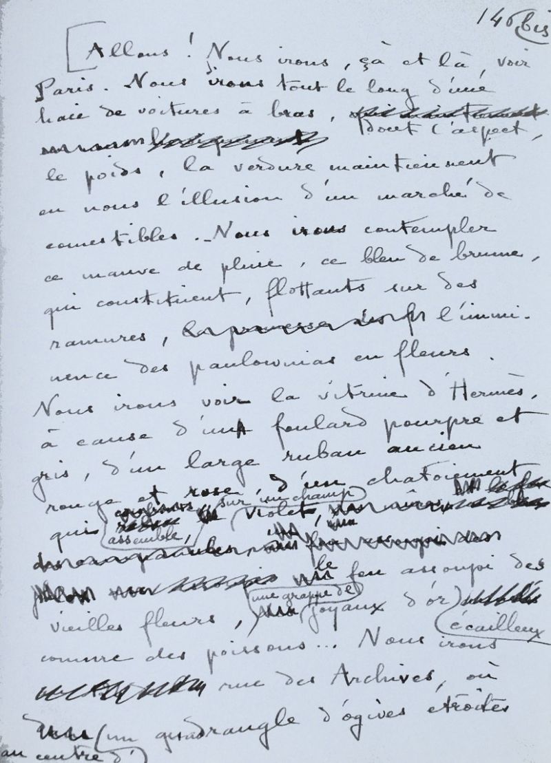 Colette, L'étoile Vesper, 1946, Manuscrit autographe et dactylographié. Collection La Maison de Colette © D.R