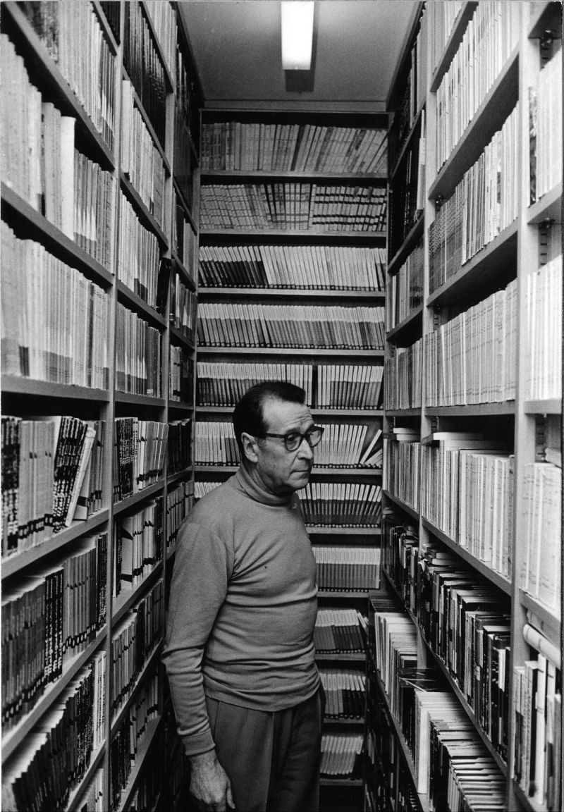 Georges Simenon, Épalinges, 1964, par Gertrude Fehr | Collection John Simenon © DR